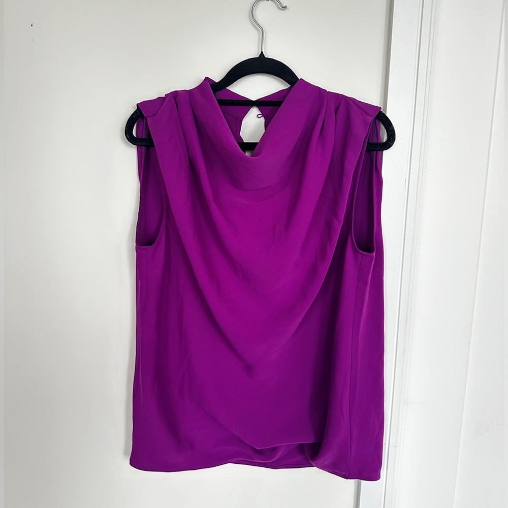 Aritzia Babaton Carter Blouse in Ube Purple (S)